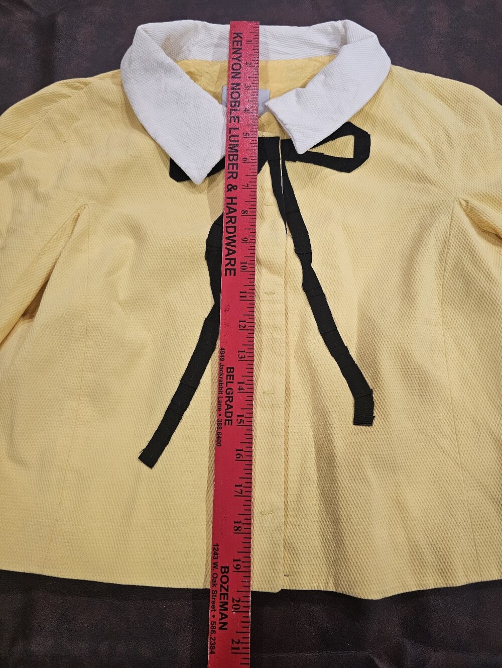 N Yellow And Black Moschino Jacket Vintage Sz 10 - Picture 8 of 9